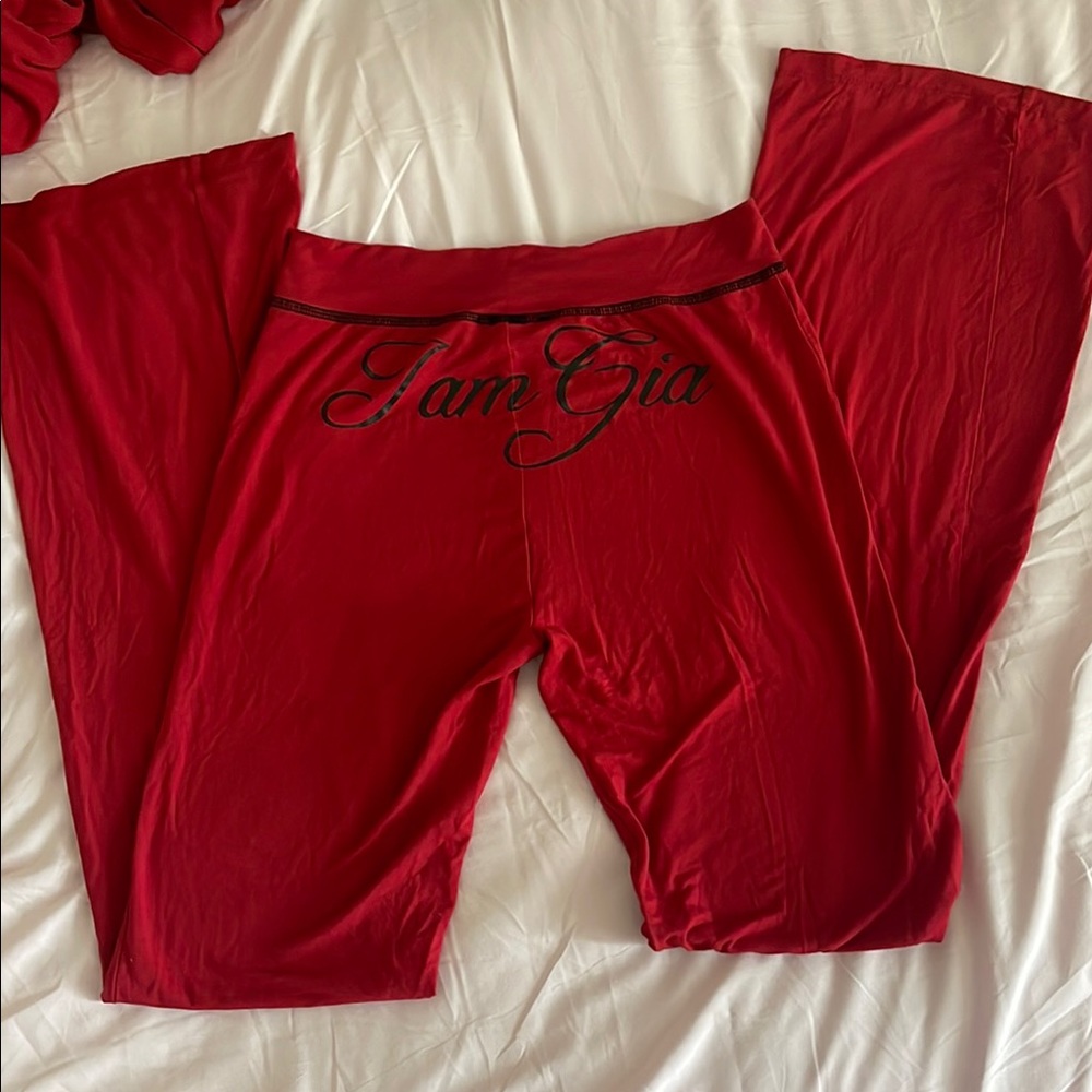 I.Am.Gia Women's Red Lounge Pants
